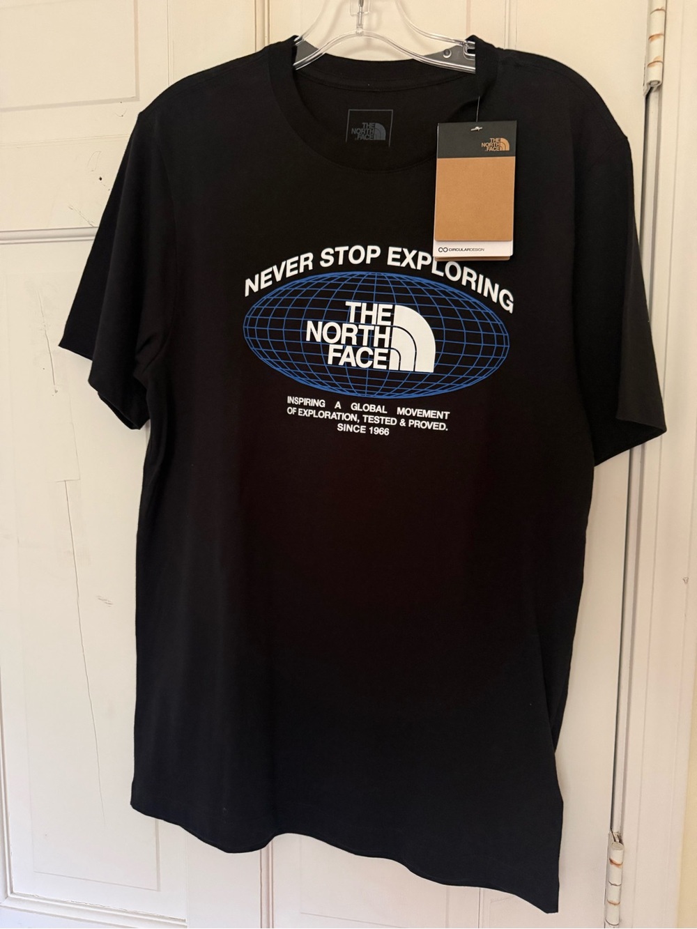 The North Face Black Graphic 'Never Stop Exploring' Tee
